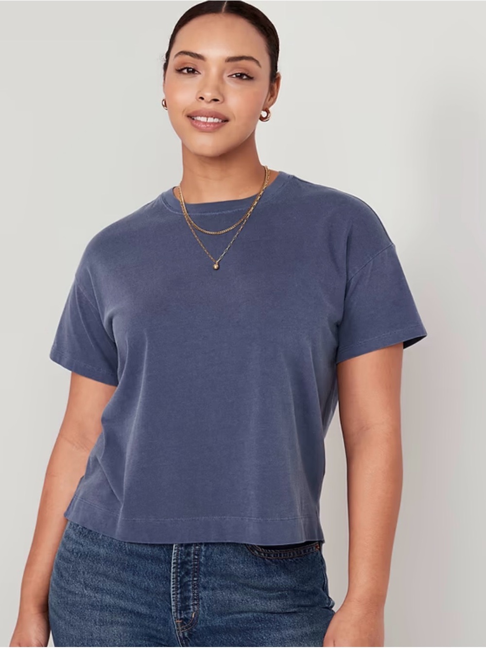 Old Navy Classic Women’s Crew Neck T-Shirt - Blue